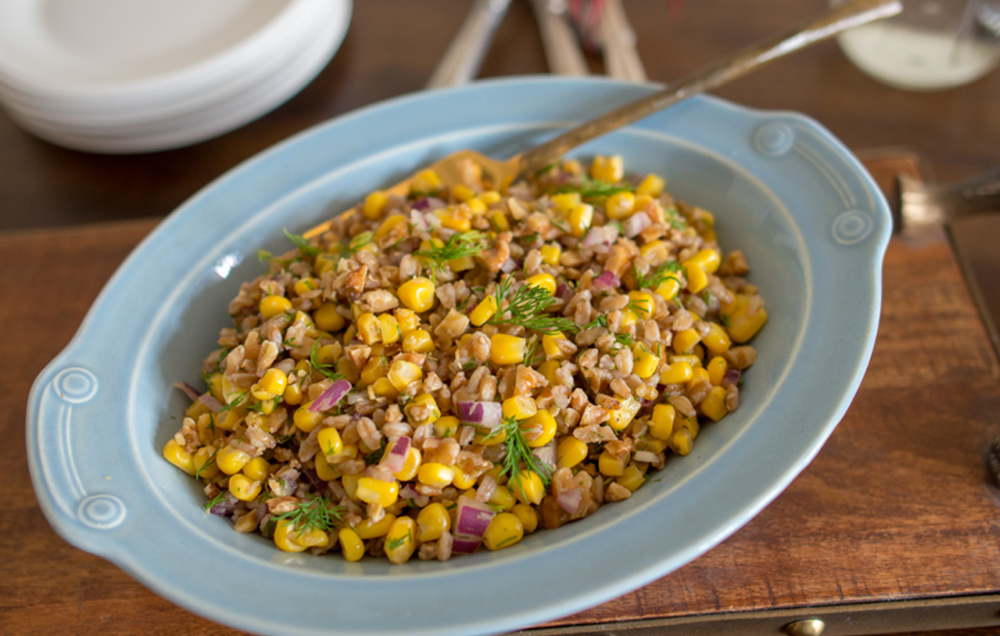 Corn And Farro Salad | DrFuhrman.com